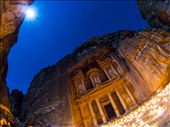 Petra at Night, by candle and moon - Petra Jordan: by andyyee, Views[578]