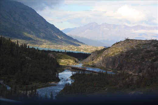 Yukon Territory, taken through the bus window - Vibrant colours & formations.
