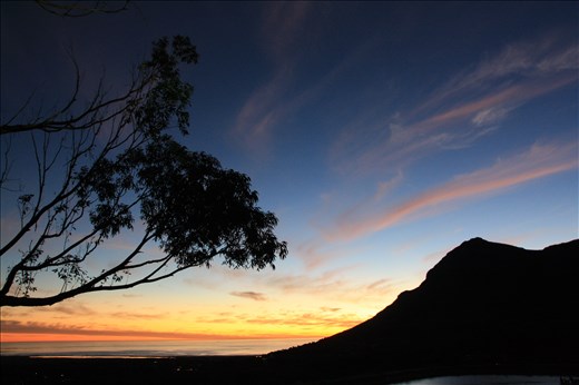 Cape Peninsula Sunset Canvas