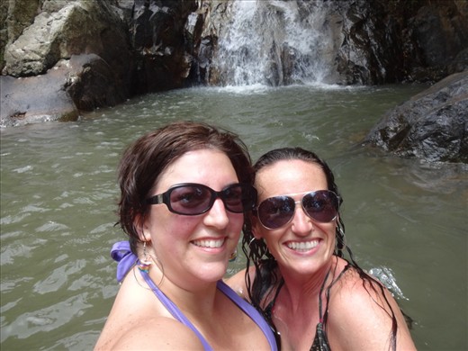 We had the waterfall to ourselves for about 30 minutes.  