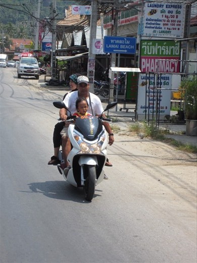 Car seats and helmets are for pansies.
