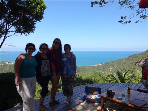 We made several friends that day.  These two girls are from college students from Europe and were in Koh Samui doing research on tourism in the area.  We spent a few hours with them chatting about their research in Cambodia and Bangkok.