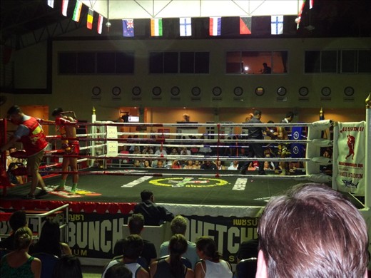 Muy Thai fight.