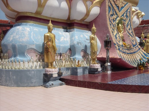 This is the base of the Big Buddha.  Designs like this go all around the base.