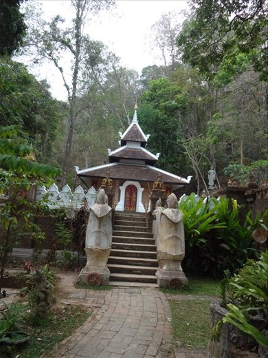 The main temple at Wat Palad was hosting an event so we didn't want to interfere.  