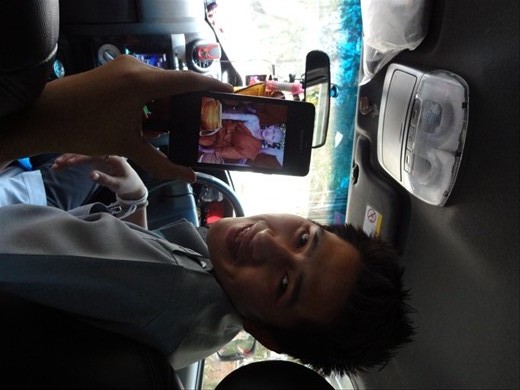 Our driver Bank, spent some time as a monk.  