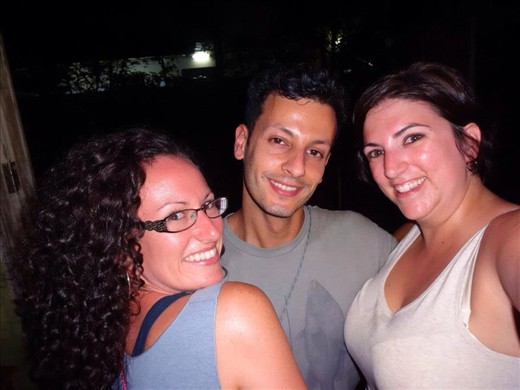 Meet Chris.  Jennifer played water war with him during Songkran that morning, then we ran into him at a coffee shop.  One minute we're asking for directions to a jazz bar, the next he's introducing us to Sophia and Jonathon.