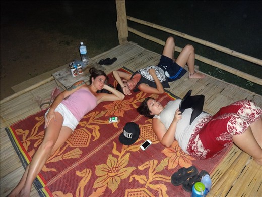 Johnny's motto while hanging out with us:  