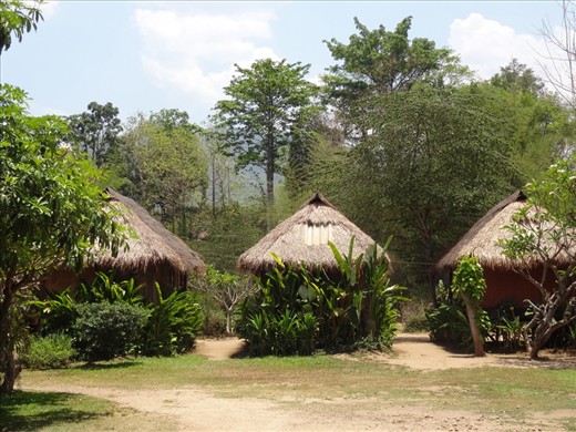 Bungalow #2 made of solid wood.