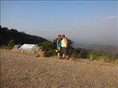 This was towards the end of our 130 mile motorcycle ride to Mae Hong Son. Jennifer drove her own motorcycle and I was a passenger with a friend.  It was a beautiful and very scary drive.  Lots of sharp, steep curves.  Kudos to Jennifer and Deanna!: by anealis314, Views[342]