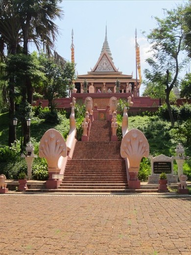 Wat Phnom, built in 1373.