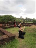 We were in awe at the Killing Fields, Angkor Thom, and Angkor Wat.  Most of the day visiting these locations were spent wandering around taking photos.: by anealis314, Views[527]