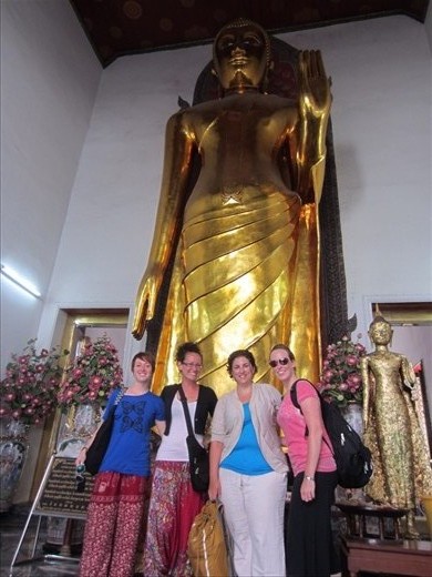 Wat Pho is home to over 1000 Buddhas, including this one.