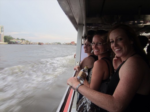 After our tour, we took a boat taxi to the skytrain