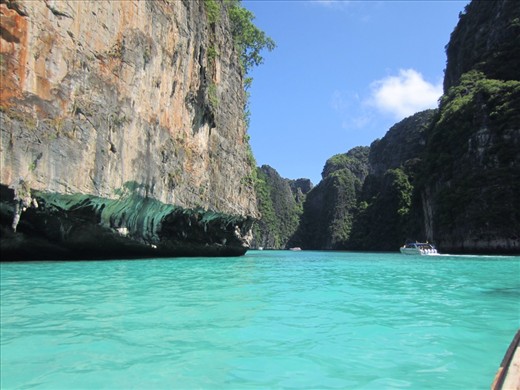 We drove in between these rocks and swam.  It was glorious.