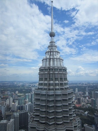 View from the top, level 86.