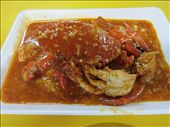 The infamous chili crab.  I thought I was ordering boiled crab seasoned with chili pepper.  Clearly I was wrong.: by anealis314, Views[250]