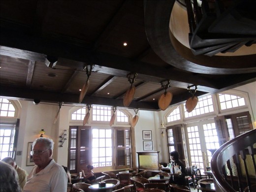 cool fans at The Long Bar 