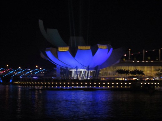 Art museum prepping for the light show