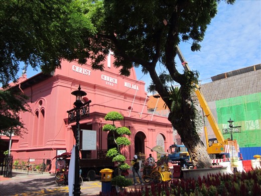 Christ Church, constructed in 1753. The inside is beautiful, but they prohibit pictures. 