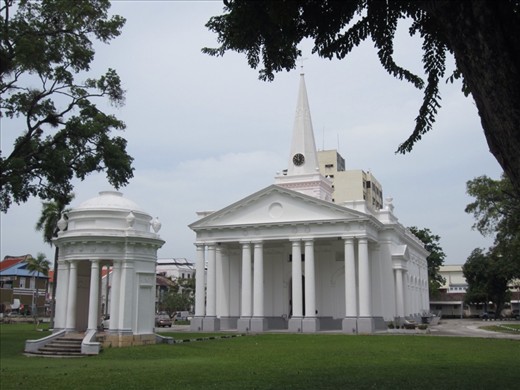 Church of St. George.  Oldest Anglican Church in SE Asia.  Built in 1818, renovated in 2011.  Got a tour of the inside, but no pictures were allowed.  