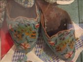 Hundreds of these shoes were on display.  They were handmade by Peranakan girls.  Their creativity and mastery of beading shoes was a factor in being chosen as a suitable spouse.  : by anealis314, Views[433]