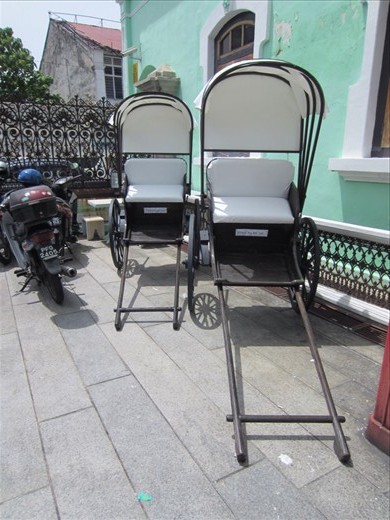 Old and new transportation. 