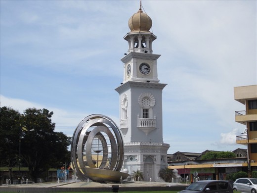 Jubliee Clock Tower.  It stands 60 feet tall; each foot commemorates one year of Queen Victoria's reign.  