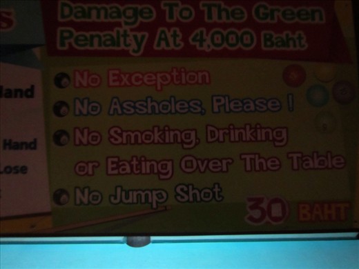 bar rules.  should be pretty easy to follow, right?
