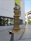 sculpture outside another museum commemorating Bangkok as the Book Capital of 2013.: by anealis314, Views[395]
