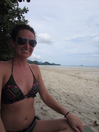 we practically had the beach to ourselves