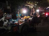 Nicola's here!  Getting Pad Thai on the streets of Bangkok: by anealis314, Views[350]
