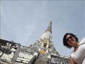 She also let me drag her to a tour of the temples in Ayutthaya.  It is a city about an hour north of Bangkok and it used to be the capital of Thailand.  Founded in 1350, it was destroyed in 1767 by the Burmese army.  : by anealis314, Views[398]