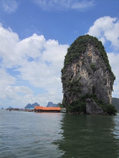 Koh Panyi, a Muslim village built on stilts.