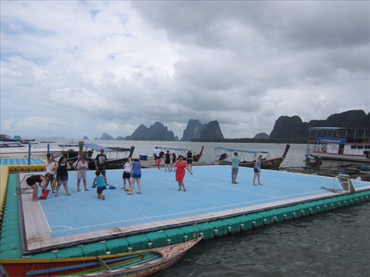 The football field on the water at Koh Panyi.  If you haven't seen the video I posted on Facebook, look up 