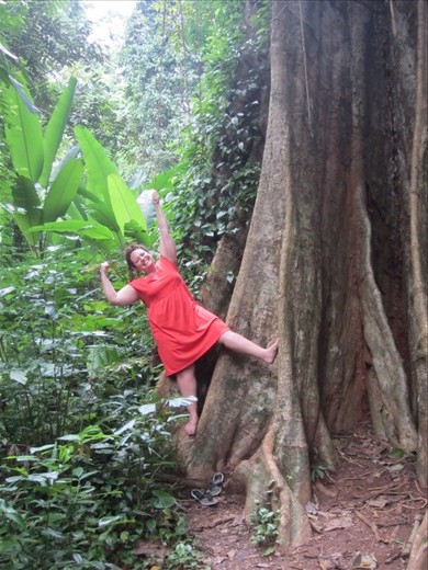 We tried to climb it too.