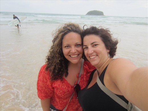 Our last photo before Nicola flew home.