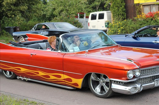 Classic American cars, anyone? Rattvik, Sweden.