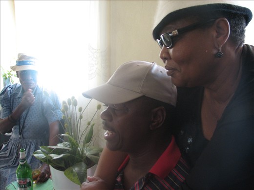 My cab driver Victor invited me to dinner at his sister's house.