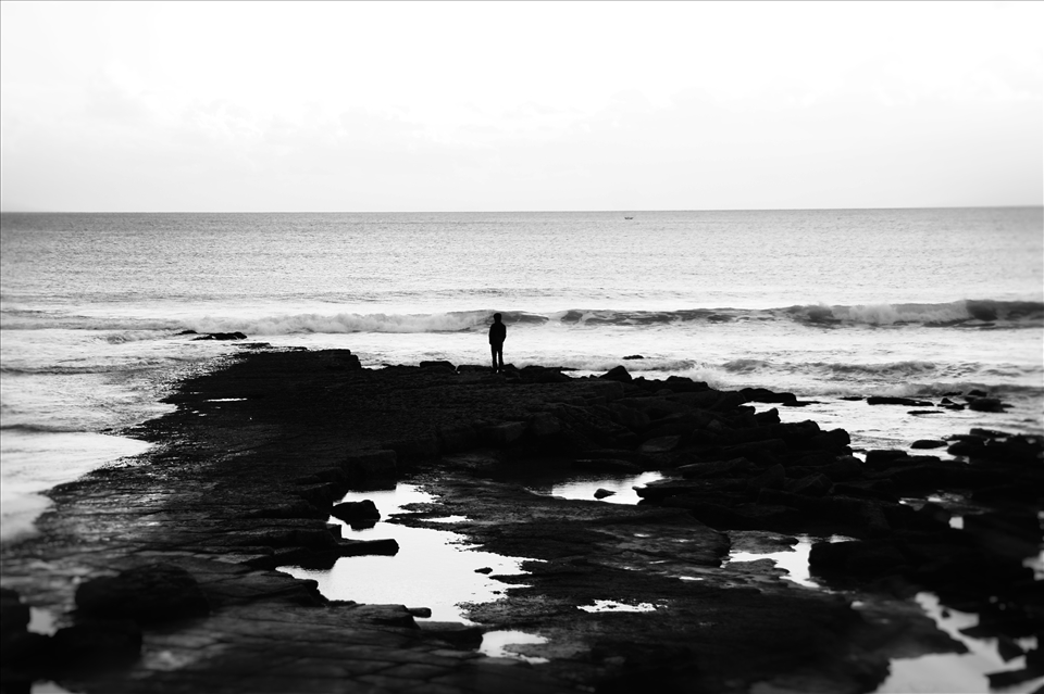 In front of the infinity