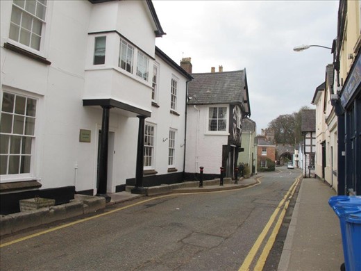 Our room impeding traffic, Ruthin, Wales