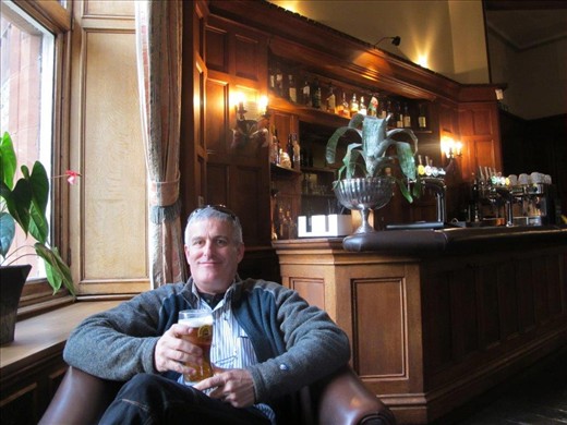 Drinks at Ruthin Castle, Wales