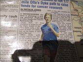 This young man ran Offa's Dyke (177 miles) in four days, 59 miles on the first day!: by anijensen, Views[436]