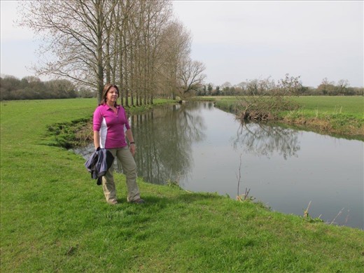 Strolling along the River Avon near Malmesbury