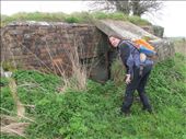 Peering at a WWII bunker in the middle of a field.: by anijensen, Views[394]