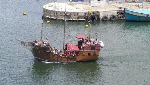 Pirates on R&R in Cape Town harbor