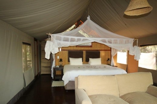 Our room at Thakadu River Camp, Madikwe Game Preserve