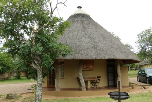 Rondavel hut where we spent three nights, Kruger National Park