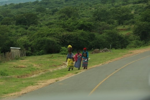 On the road, rural southeastern South Africa
