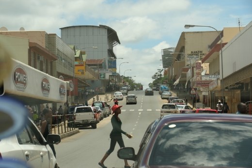 Downtown Manzini, Swaziland